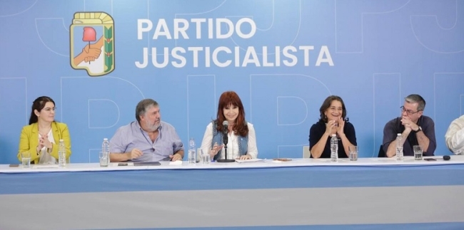 Cristina encabezó la primera reunión del año del PJ Nacional