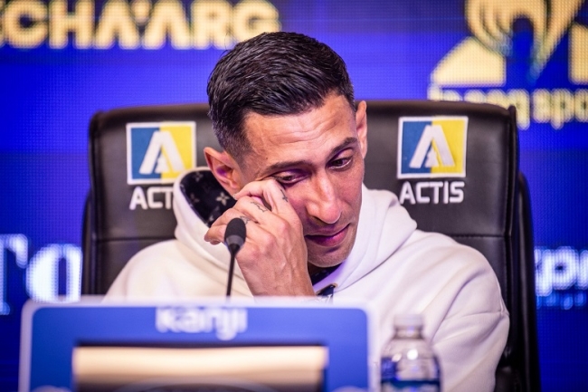 Rosario Central: «Es algo muy lindo estar acá, algo que soñaba, estoy feliz de estar acá con mi familia» afirmó Di María