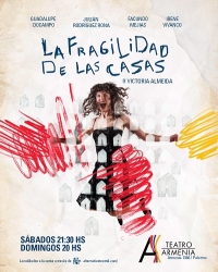 La comedia «La fragilidad de las casas» se puede ver en el Teatro Armenia