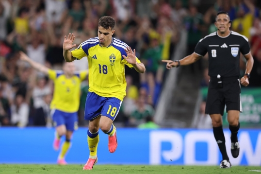 Mundial 2026: Suecia goleó a Túnez, por el grupo F