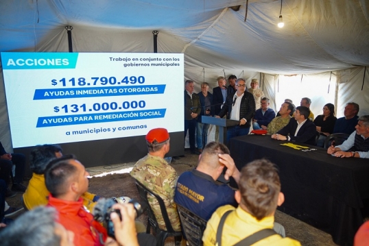 Incendios en Córdoba: Llaryora presentó el Programa de Remediación Social, Productivo, Ambiental y de Infraestructura