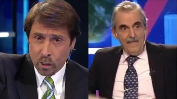 Guillermo Moreno y Eduardo Feinmann casi se van a las manos en la puerta de una canal de televisión