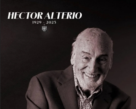 El club Chacarita despidió a Héctor Alterio, un hincha eterno del Funebrero