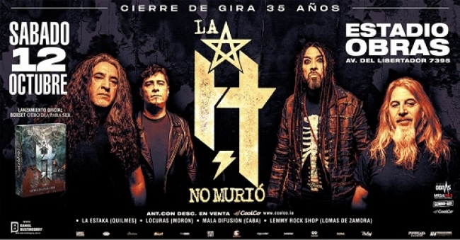 La H No Murió cierra la gira de los 35 años de Hermética en el Estadio Obras Sanitarias