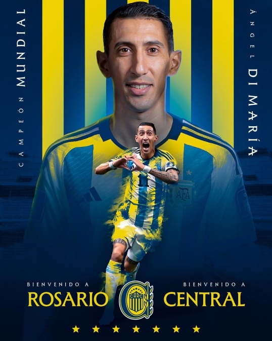 Ángel Di María regresa a Rosario Central
