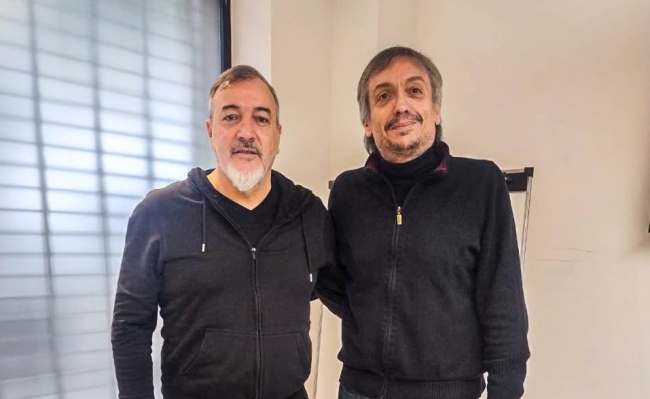 Rodolfo Aguiar se reunió con Máximo Kirchner: “Las elecciones tienen que servir para encauzar el creciente rechazo social que hay hacia Milei”