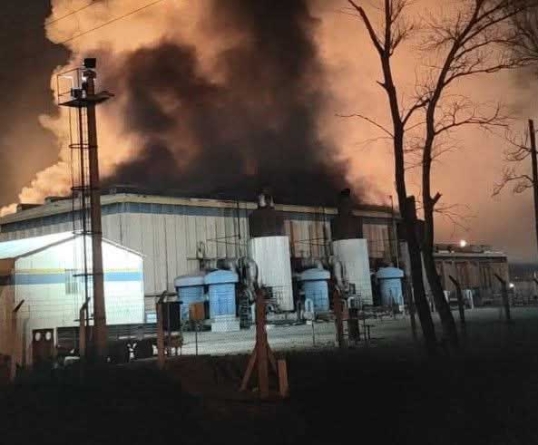 Neuquén: Se produjo un gran incendio en una planta de compresión de gas