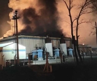 Neuquén: Se produjo un gran incendio en una planta de compresión de gas