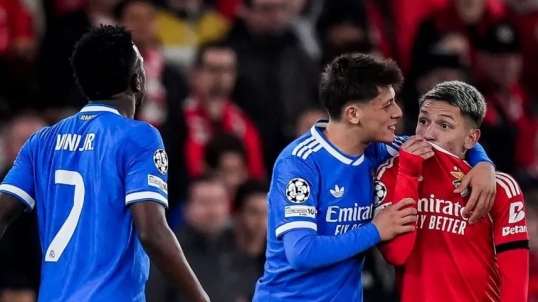 Benfica: Prestianni fue sancionado y no estará ante el Real Madrid