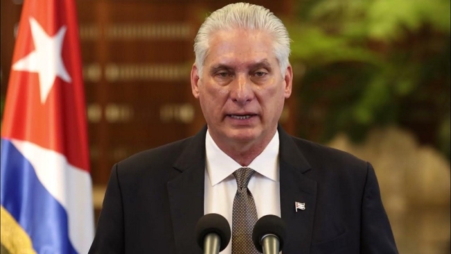 Díaz-Canel denuncia el «intento brutal de EE.UU. de asfixiar energéticamente» al pueblo cubano