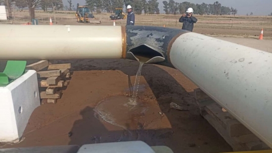Gasoducto Norte: Explotó una parte durante una prueba hidráulica