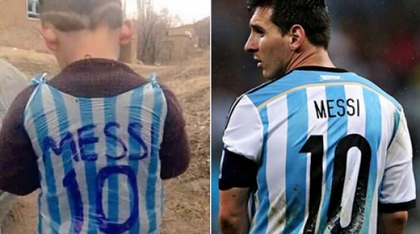 El sueño del niño afgano conocerá a su ídolo, Lionel Messi