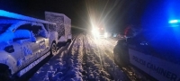 Córdoba: Una intensa nevada dejó vehículos varados en las Altas Cumbres
