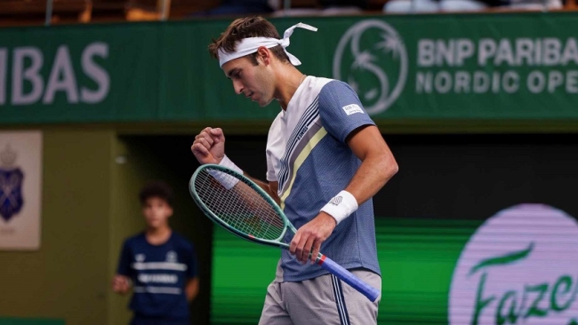 ATP 500 de Basilea: Tomás Etcheverry ganó y avanza a la segund ronda
