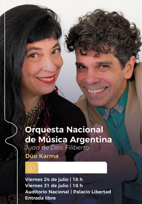 Orquesta Nacional de Música Argentina: Dúo Karma en formato sinfónico