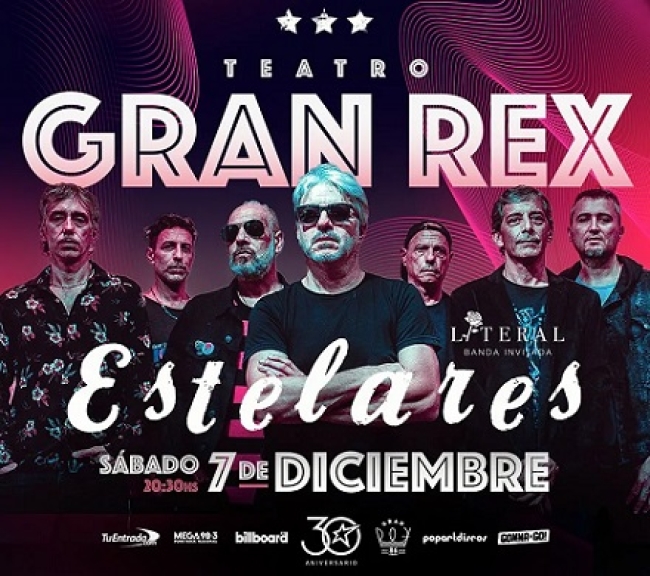 Estelares estará de festejo en el Teatro Gran Rex
