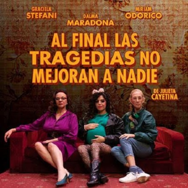"Al final las tragedias no mejoran a nadie", estreno en Timbre 4