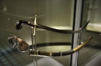 Javier Milei encabeza el acto de traslado del sable corvo de San Martín