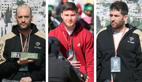 Hamás libera a tres rehenes entre ellos al argentino Iair Horn