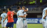 Preolímpico de Colombia: La selección Argentina sub 23 derrotó a Chile, por 2 a 0
