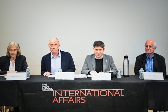 EE.UU.: Axel Kicillof participó de una charla sobre el futuro de América latina