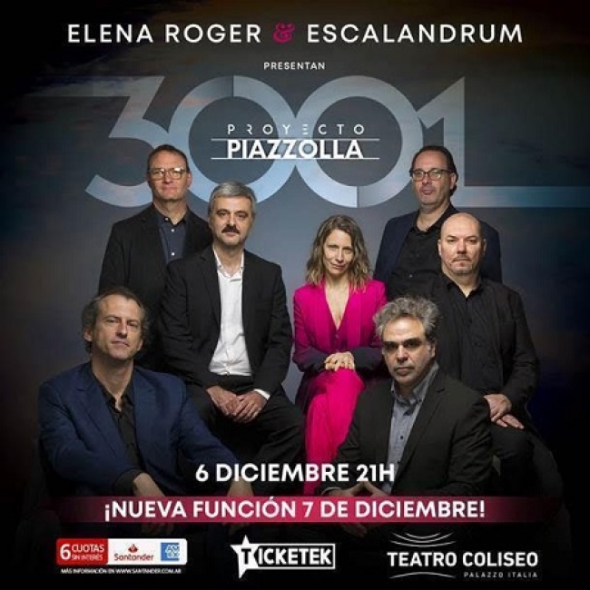 Elena Roger y Escalandrum celebran 10 Años en el Teatro Coliseo