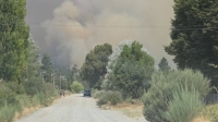 La lluvia redujo el peligro de incendios en la provincia de Chubut