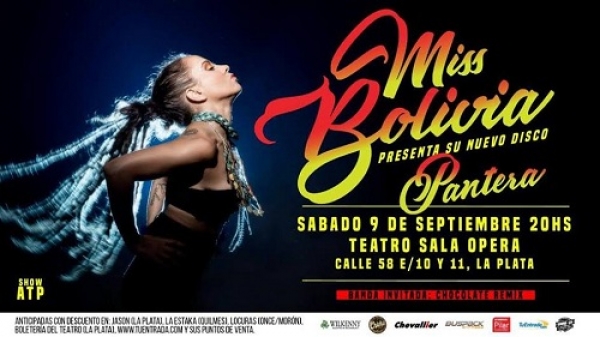 Miss Bolivia presenta su nuevo disco “Pantera”