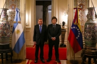 Javier Milei recibió al líder de la oposición de Venezuela, Edmundo González Urrutia