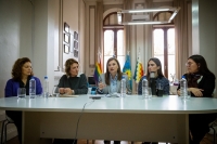 Estela Díaz presentó del informe “La violencia por razones de género en tiempos de crueldad”