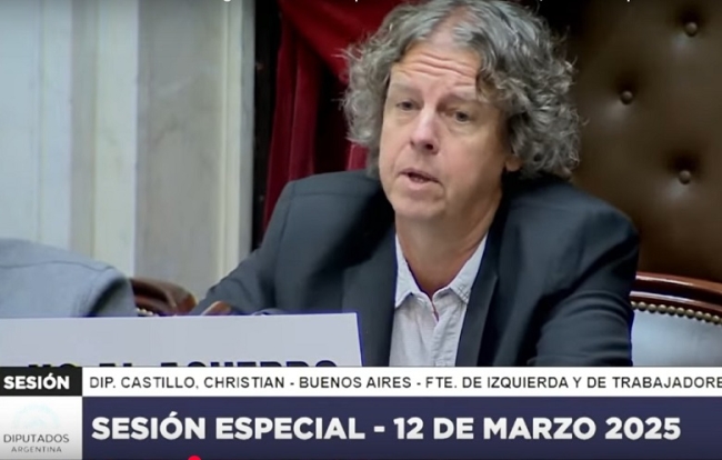 “Este es un Gobierno estafador y coimero como sabe todo el pueblo argentino” afirmó Christian Castillo