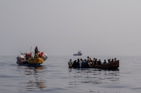 El papa pidió que se garantice la «seguridad durante el viaje» de las personas que llegan a Europa por el Mediterráneo