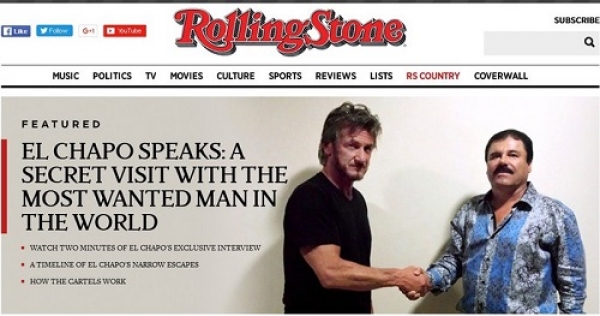 En la clandestinidad, Sean Penn entrevistó a &quot;el Chapo&quot; Guzman