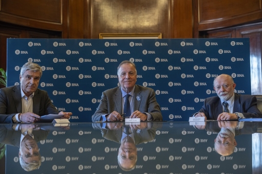 El BNA firma convenios de colaboración comercial del “Régimen de Regularización de Activos”, con Pellegrini FCI y Nación Bursátil