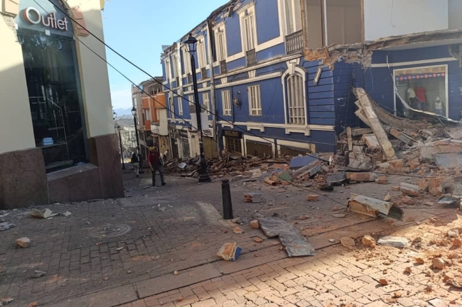 El fuerte terremoto que sacudió Colombia, deja decenas de muertos y heridos