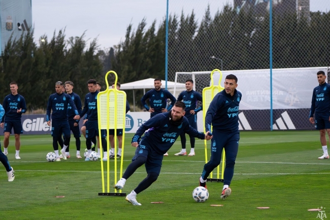 El seleccionado argentino entrenará en Miami, para enfrentar a Venezuela