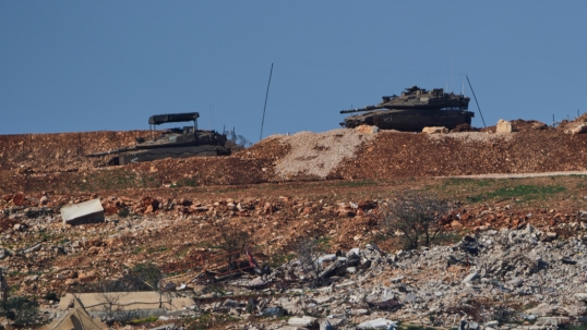 El ejercito israelí entra en el sur del Líbano