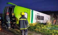 Vuelco de un colectivo Vía Tac: Hay cuatro muertos y varios heridos en General La Madrid
