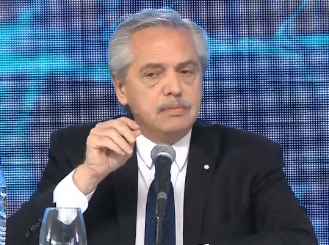 Le allanaron el departamento de Alberto Fernández, en el marco de la causa por violencia de género