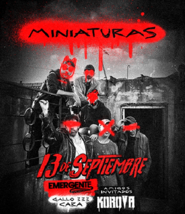 Miniaturas vuelve a Almagro con un show en El Emergente