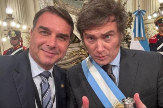 Milei viajará a Brasil, a respaldar a Flavio Bolsonaro