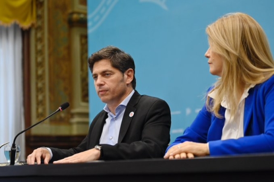 El gobernador bonaerense le pidió a los legisladores que aprueben el endeudamiento