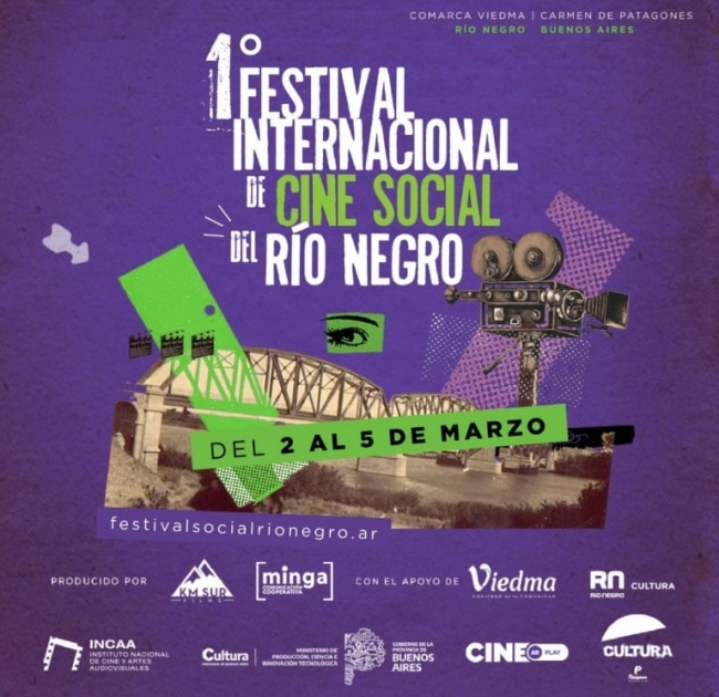 Se realiza la primera edición del Festival Internacional de Cine Social Internacional Del Río Negro