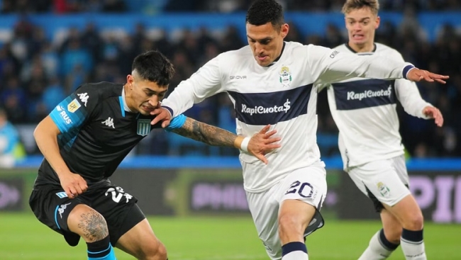 Liga Profesional de Fútbol: Racing perdió con Gimnasia, en Avellaneda