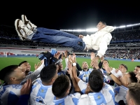 En el Monumental,  Ángel Di María se despidió de la selección