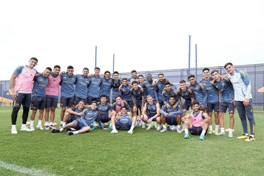 Boca regreso a los entrenamientos