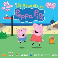 Peppa Pigg y sus amigos se reúnen para que el día sea una fiesta.