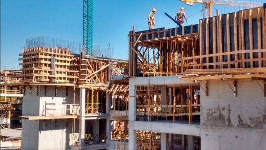 El indicador sintético de la actividad de la construcción (ISAC) bajó un 4,1% respecto a febrero