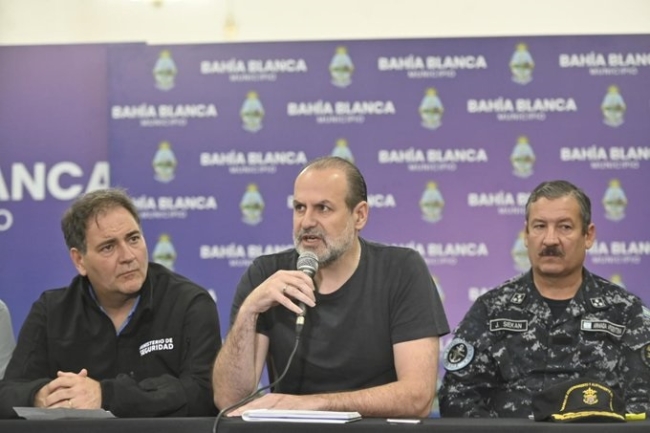Federico Susbielles: «Hay 523 evacuados y el 70% de la ciudad sufrió daños graves»