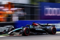 Fórmula 1: George Russell, con Mercedes larga desde la pole position en el Gran Premio de Canadá